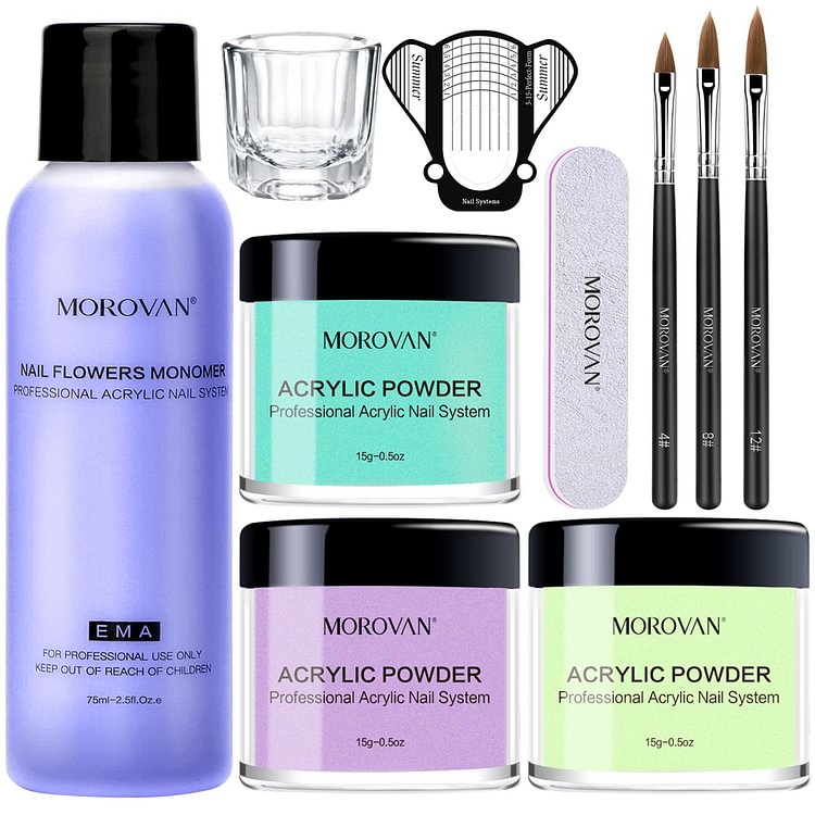 Morovan Acrylic Nail Kit S33
