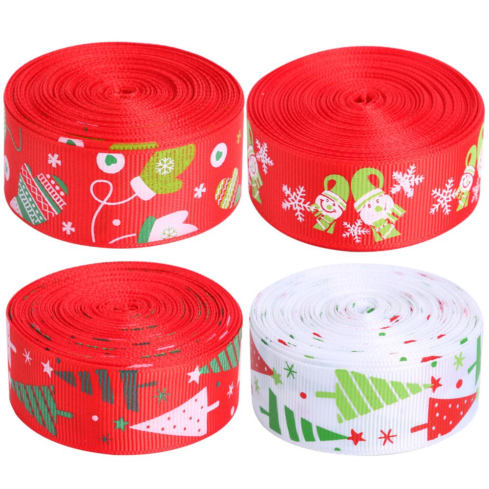1/5 Yards Roll Christmas Ribbon Handmade Cloth for Party Wedding Hair Decor, Christmas tree on white, 501 Original
1/5 Yards Roll Christmas Ribbon Handmade Cloth for Party Wedding Hair Decor, Christmas tree on white, 501 Original