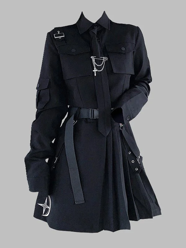 2022 New Goth Uniform Top Skirt Set
