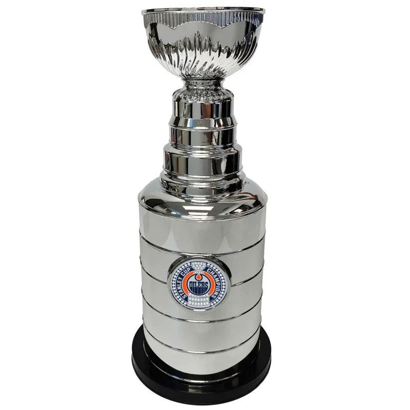 Edmonton Oilers NHL  Stanley Cup Champions Resin Replica Trophy 9.8 Inches