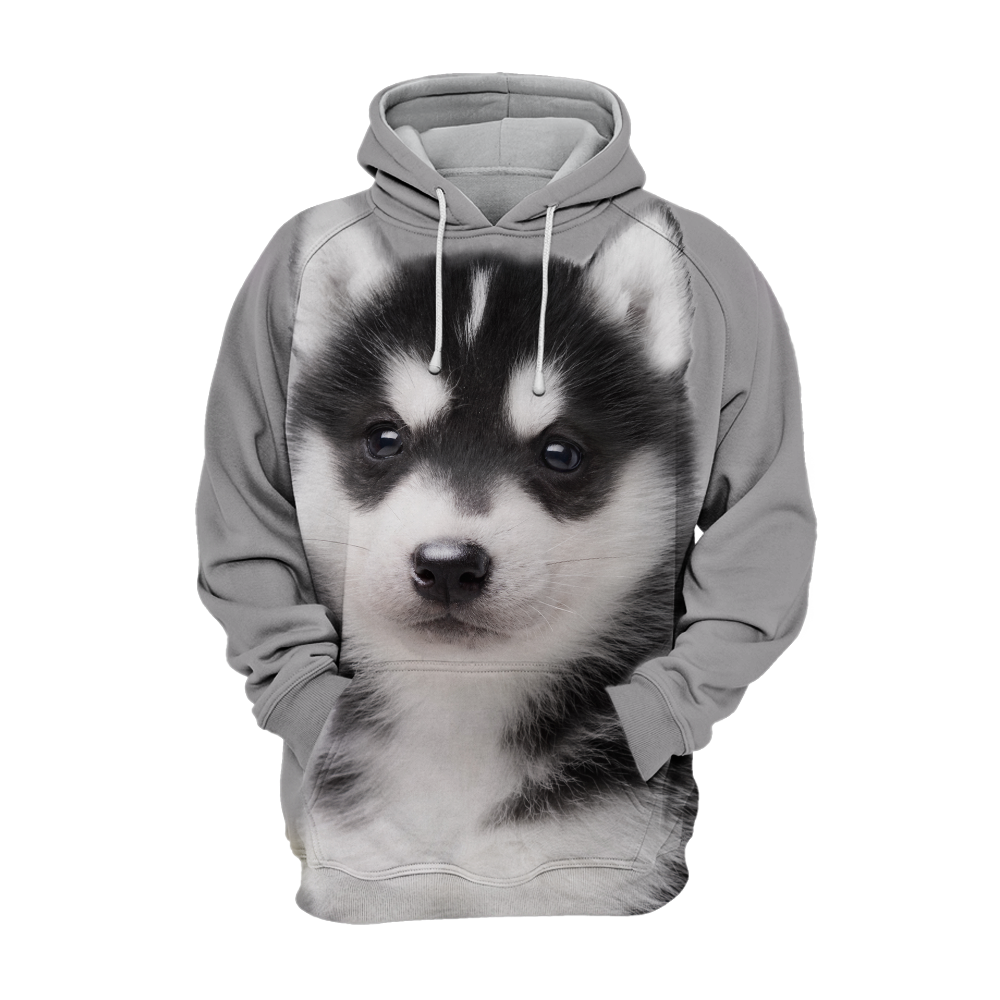 Funny Husky Graphic Hoodie Cozy Stylish