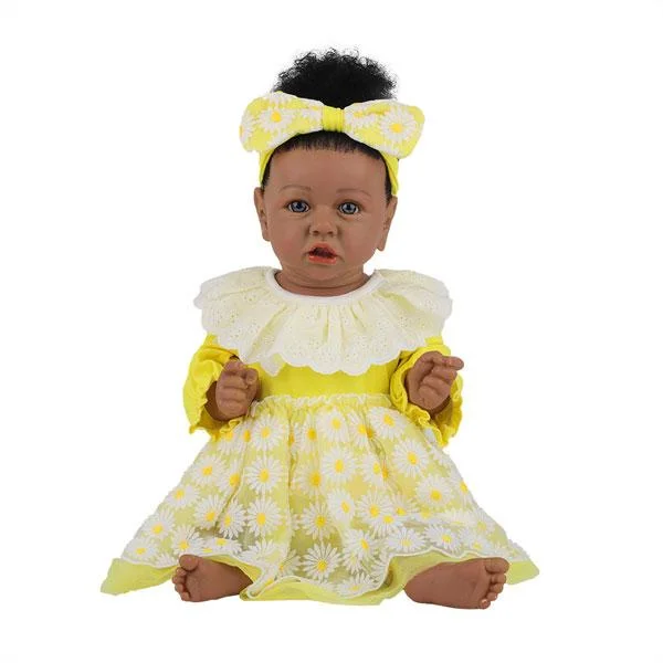 22‘’ Casual Reborn Dolls Yellow Skirt - Reborn Shoppe
