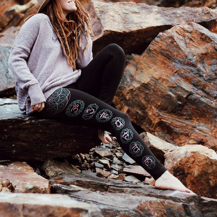 Seed of Life Chakra Leggings