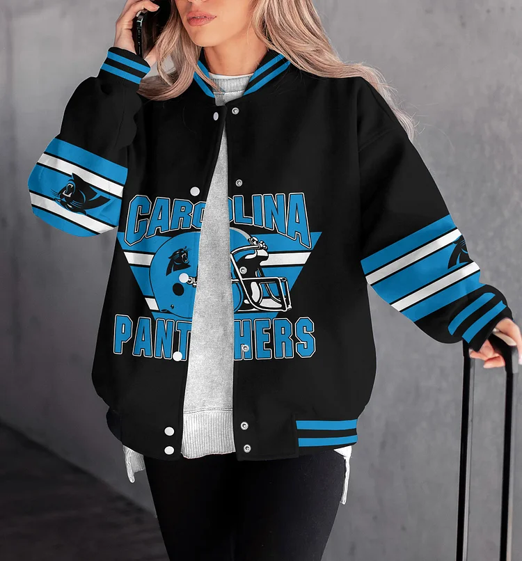 Carolina Panthers Women Limited Edition Full-Snap Casual Jacket