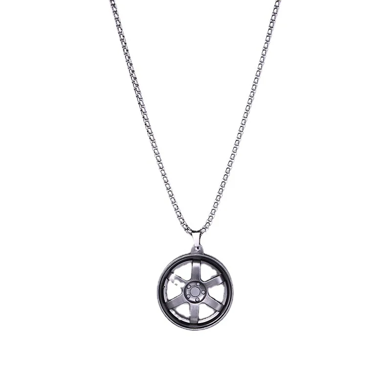 Car Wheel Hubs Pendant Necklace - Devcarry
