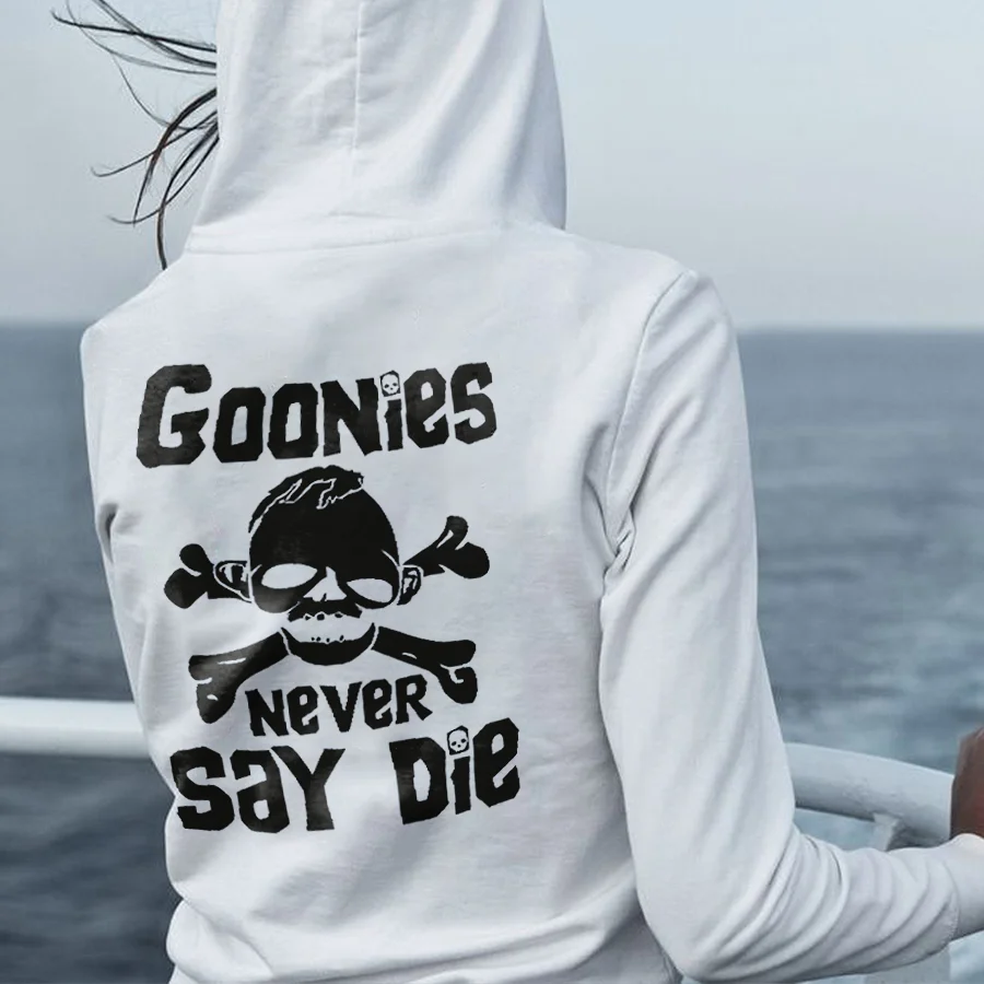 Goonies Never Say Die Printed Women's Hoodie