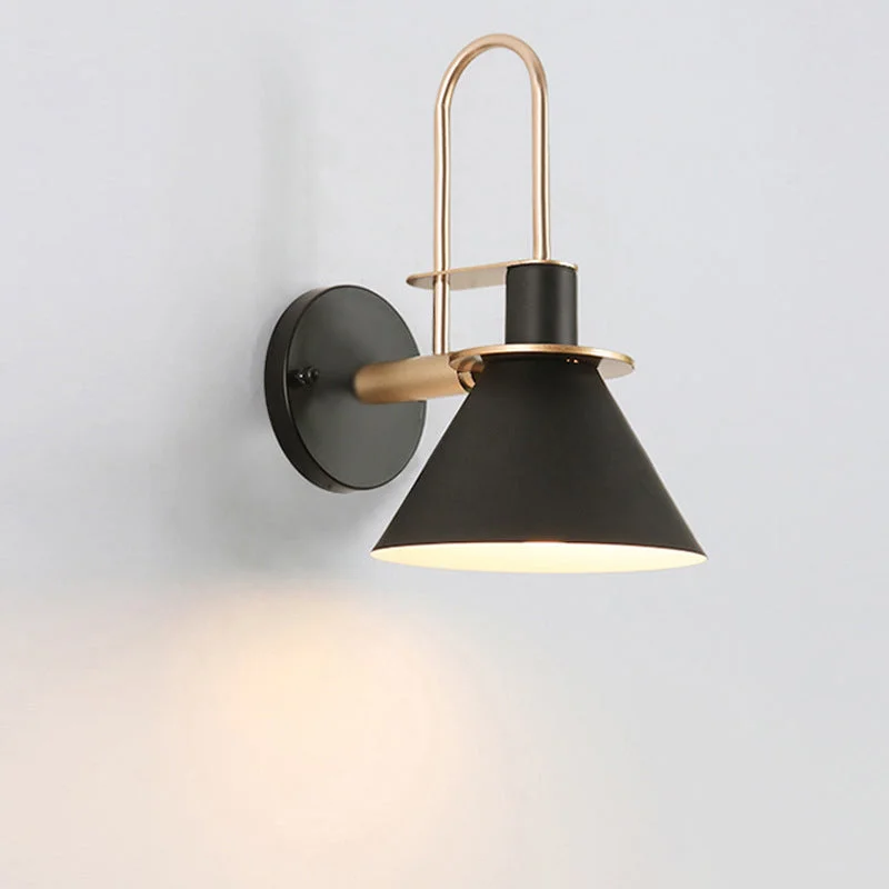 Black Industrial Wall Lamp Fixture Lighting For Bedroom