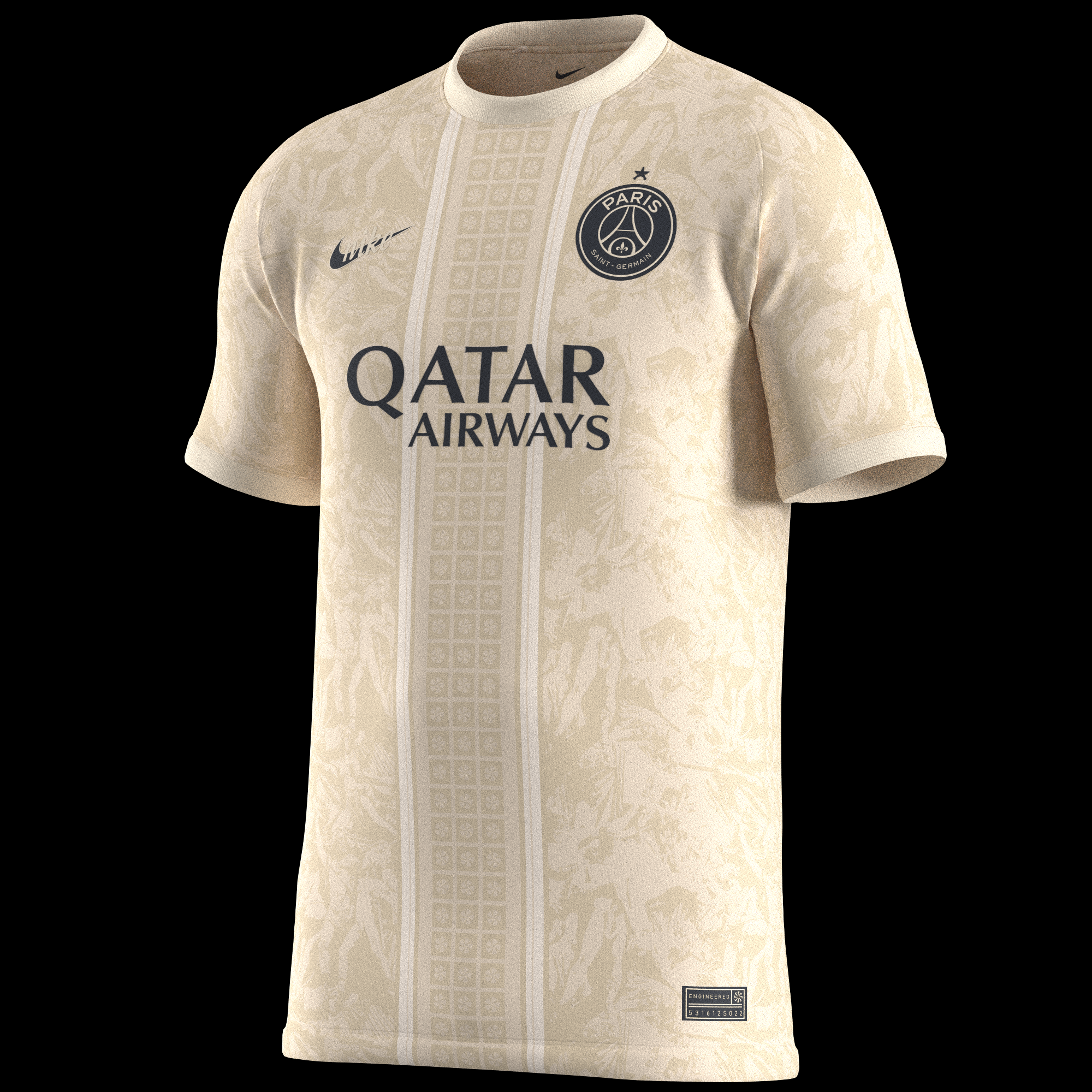 PSG dévoile son cinquième maillot 2025-2026 avec Jordan