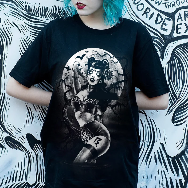 Gothic Bikini Woman Printed Women's T-shirt -  