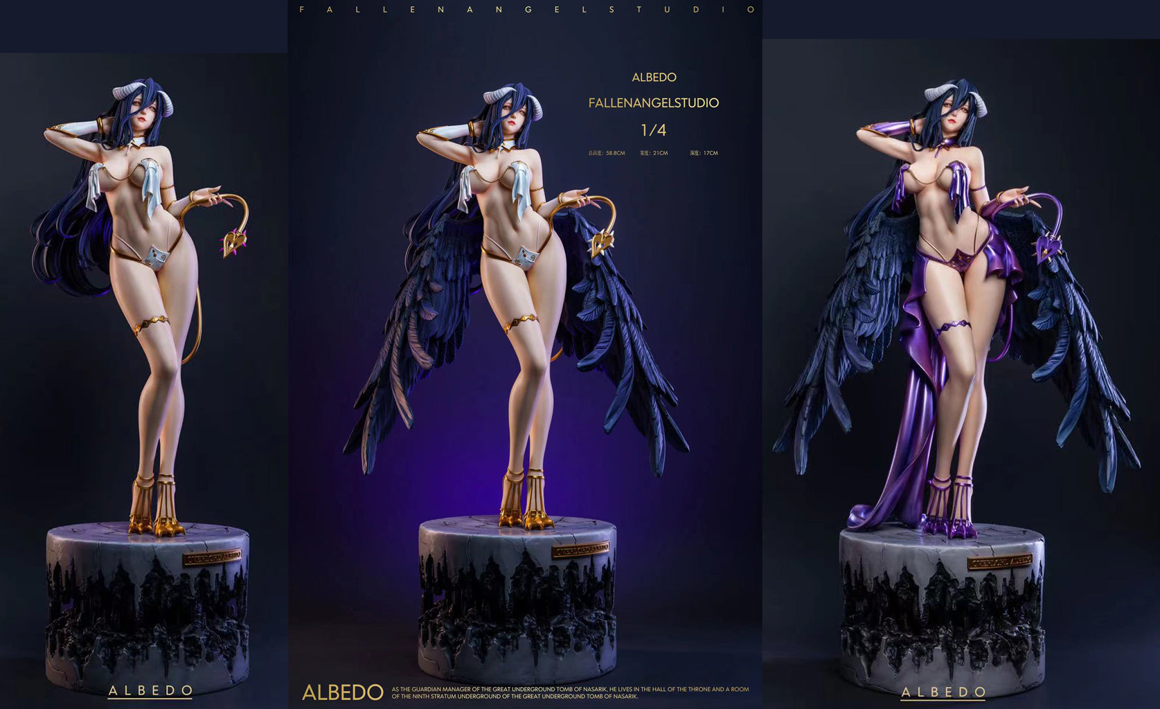 1/4 Scale Bikini Series 003 Albedo - Overlord Resin Statue