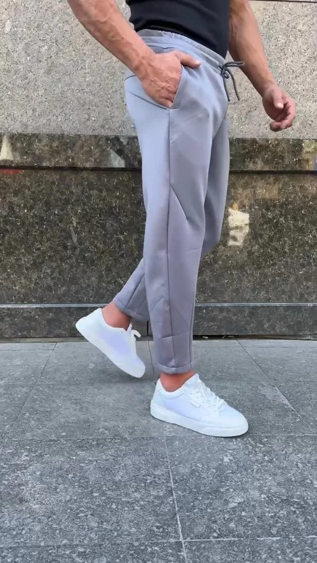 Deconstructed Design Nine-Minute Pants
