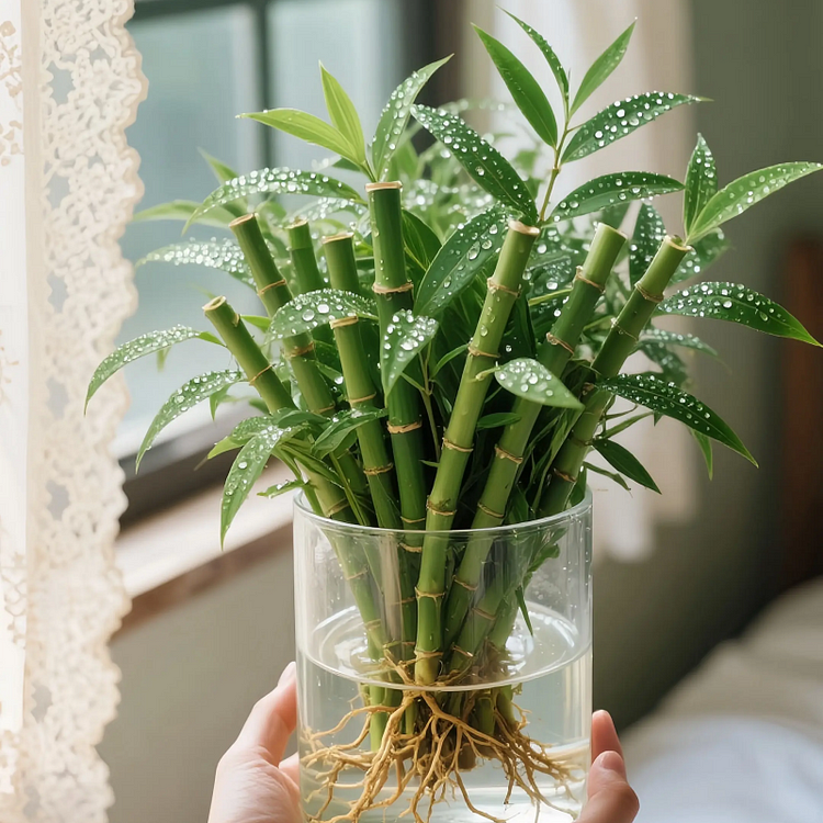 🌿Purify the air, 🪴All seasons evergreen-Hydroponic Bamboo Cypress
