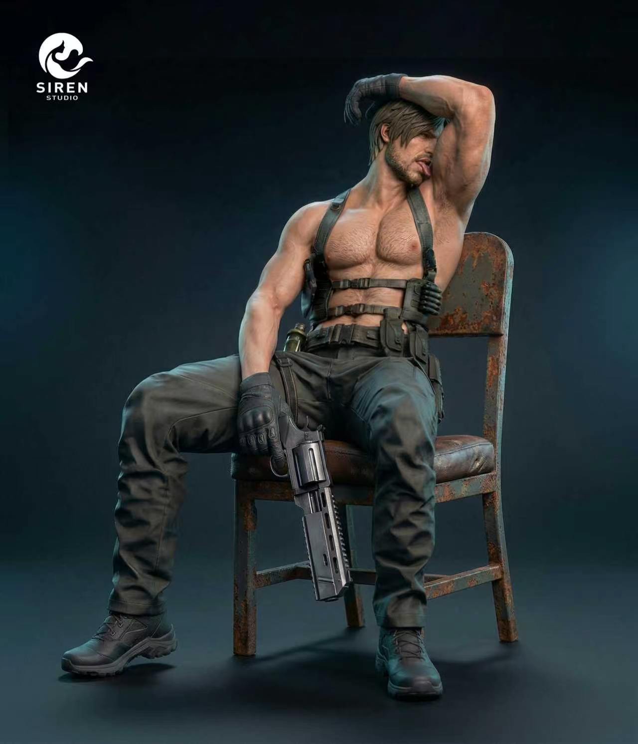 SIREN Studio - Leon Scott Kennedy Resident Evil 9 1/4 Scale Statue(GK)-