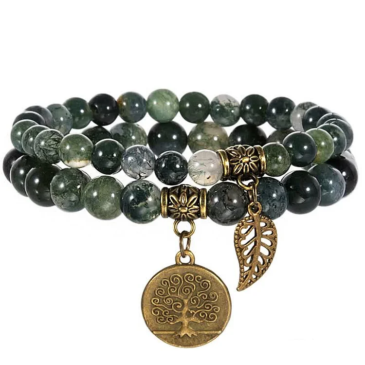 Olivenorma Green King Stone Protection Bracelet