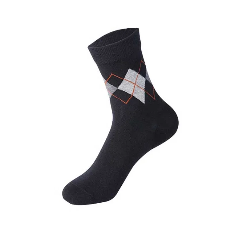 Comstylish Men's Warm Mid Length Socks For Autumn And Winter