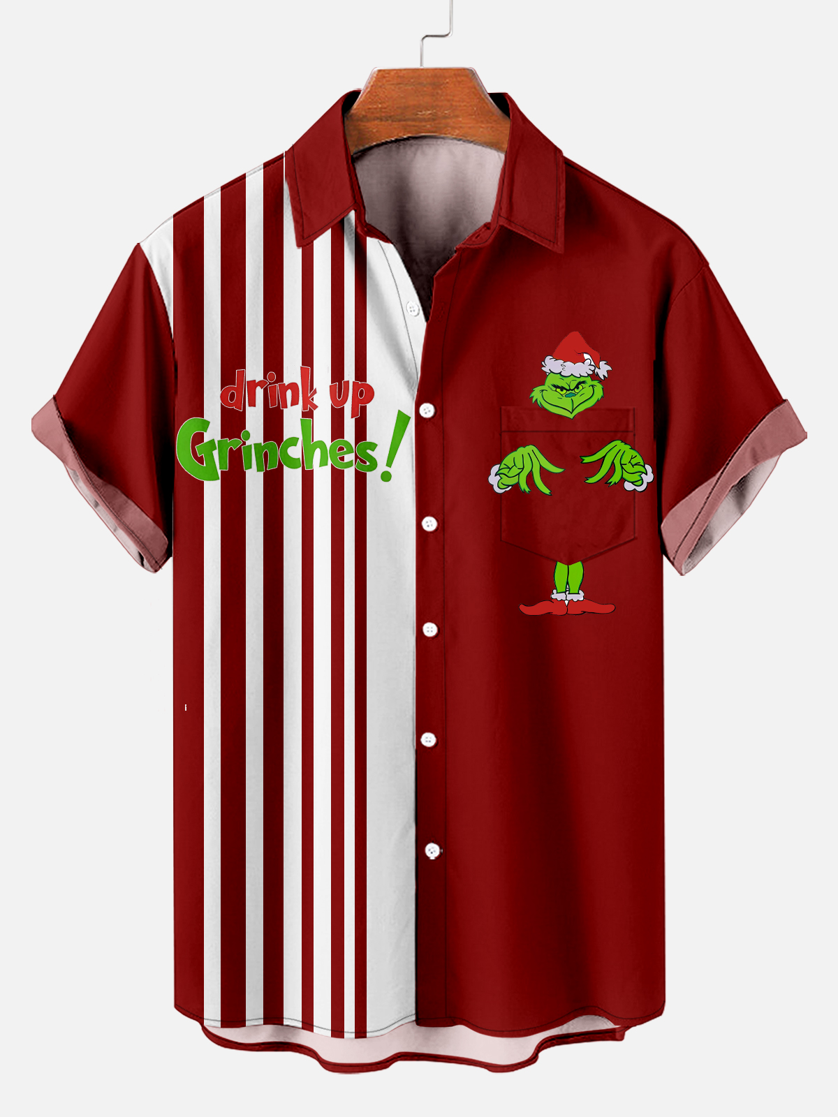 Men's Classic Christmas Short Sleeve Shirt
