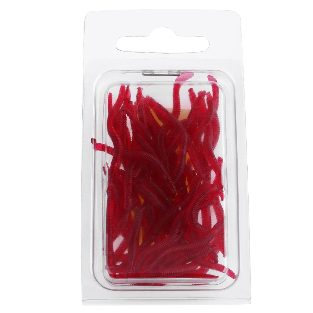 50pcs 0.2g/3.5cm Soft Red Worm Baits Earthworm Carp Fishing Lures Tackles, 501 Original
50pcs 0.2g/3.5cm Soft Red Worm Baits Earthworm Carp Fishing Lures Tackles, 501 Original