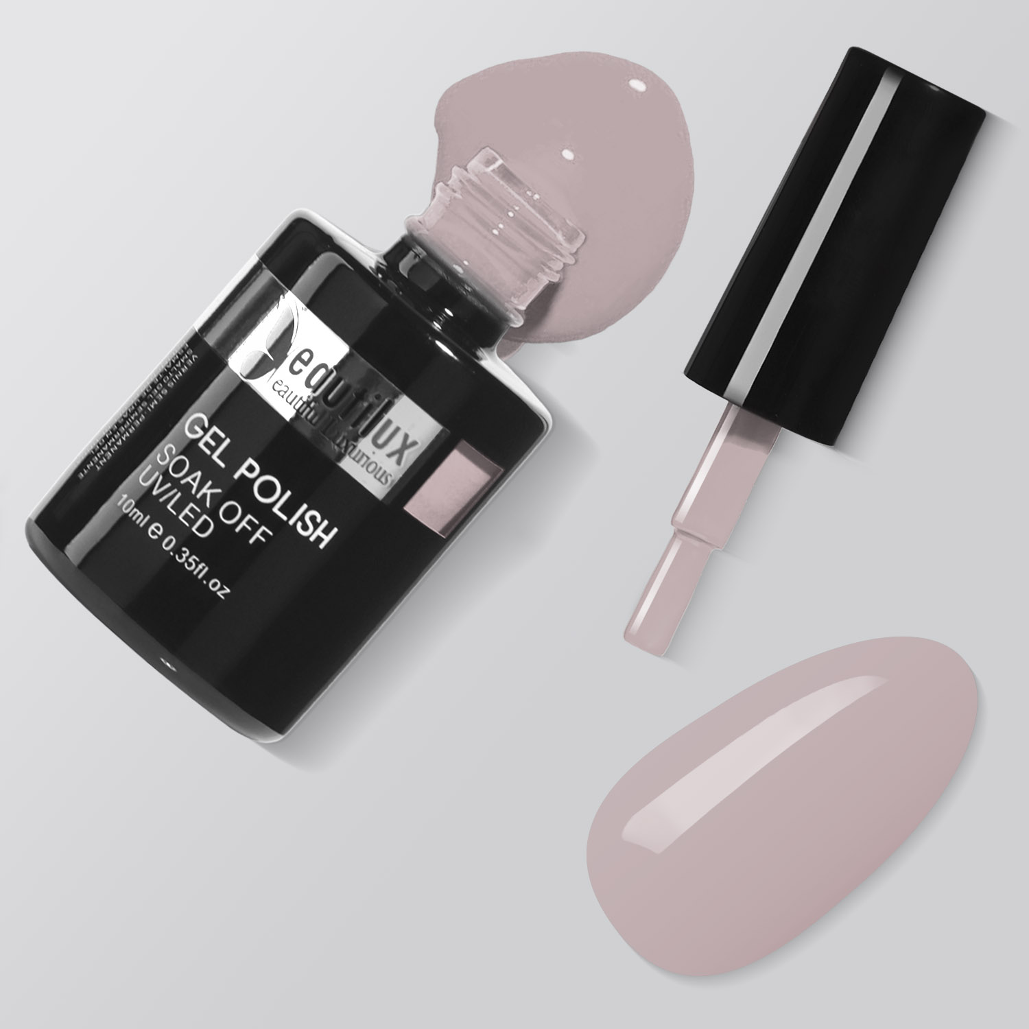 HEMA& TPO Free Nail Gel Polish Color 10ml Autumn Collection-Taupe