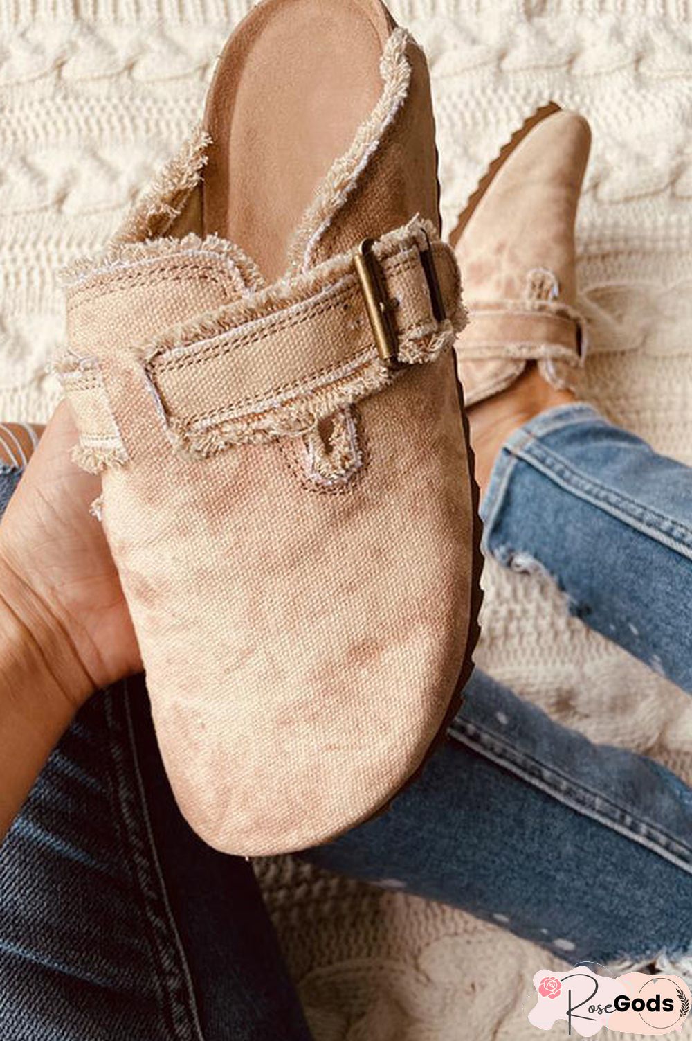 serape slip on shoes