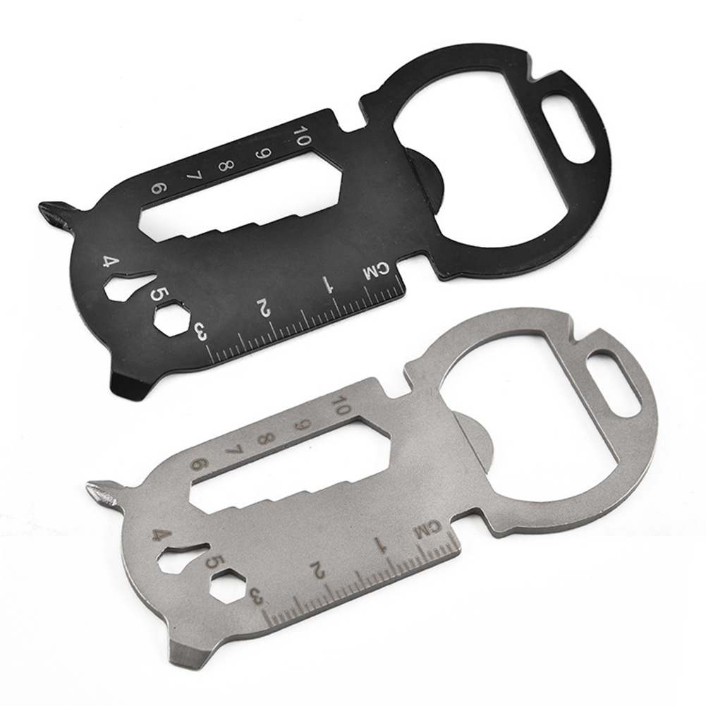 Multifunction EDC Card Bottle Opener Key Chain Wrench Camping Survival Tool, Black, 501 Original
Multifunction EDC Card Bottle Opener Key Chain Wrench Camping Survival Tool, Black, 501 Original