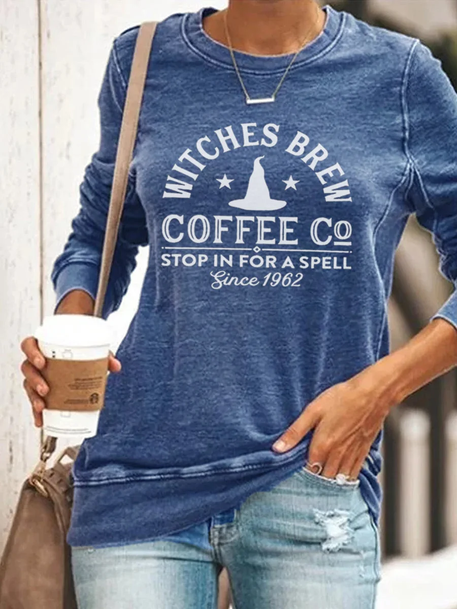 Witches Brew Coffee Co Halloween Sweatshirt