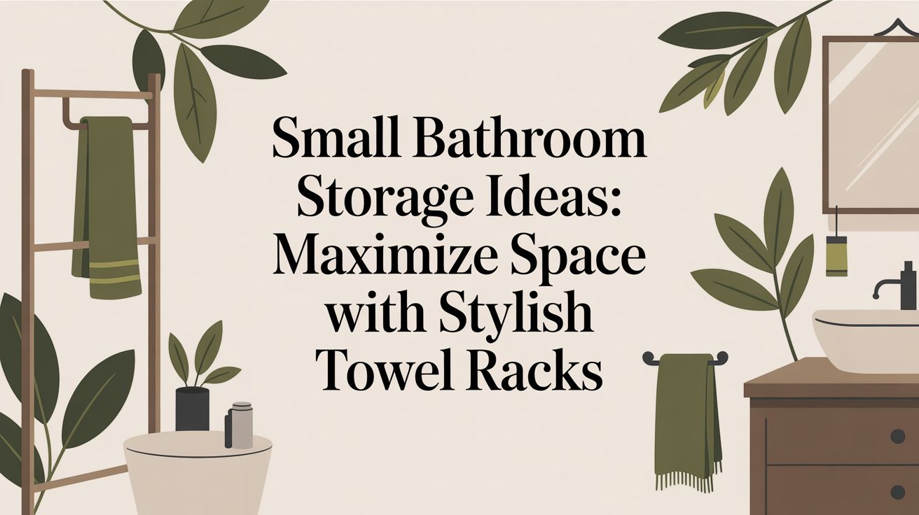 Small Bathroom Storage Ideas: Maximize Space with Stylish Towel Racks