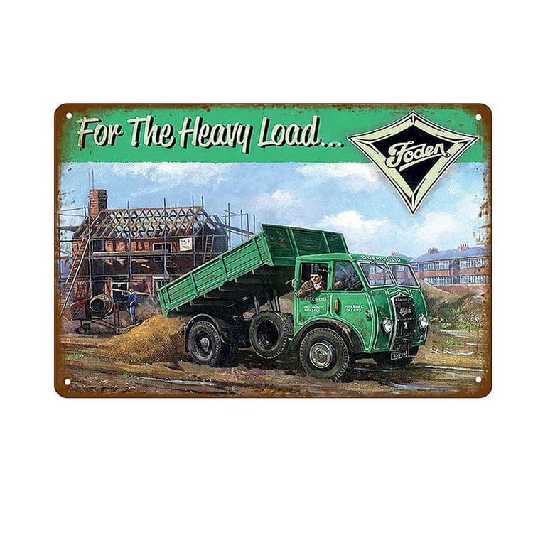 Vintage Metal Tin Sign Plaque Wall Car Posters Iron Painting for Bar (C)