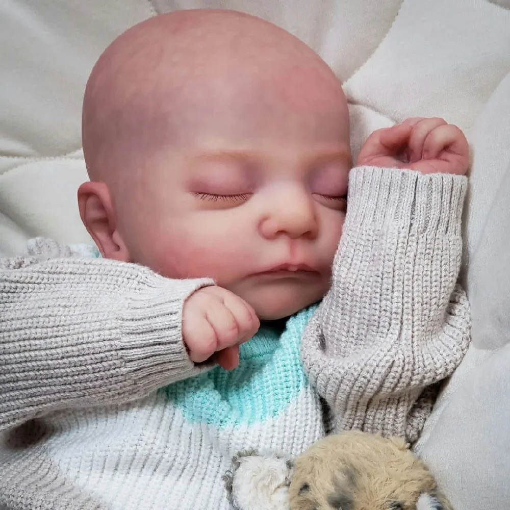 [New]12'' Eyes Closed Lifelike Handmade Reborn Newborn Baby Boy Doll Gideon -Creativegiftss® - [product_tag] RSAJ-Creativegiftss®