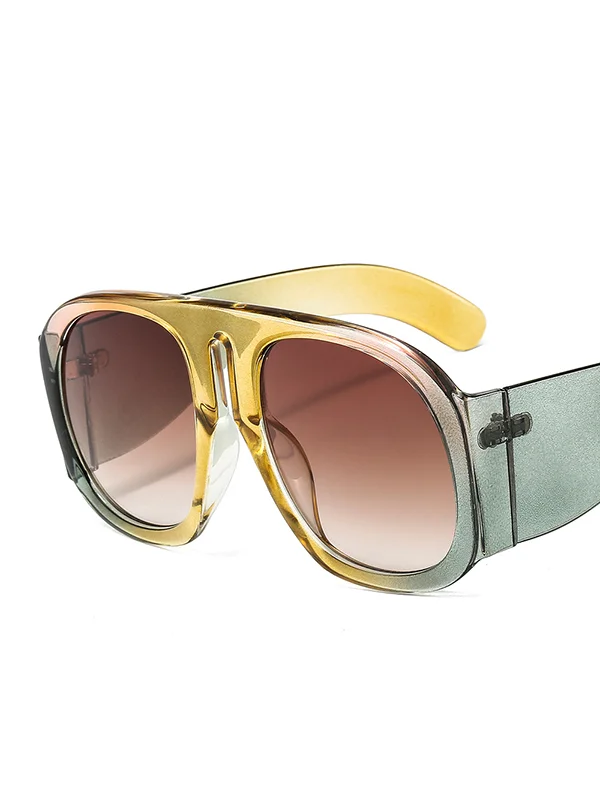 Sun-Protection Geometric Sunglasses Accessories