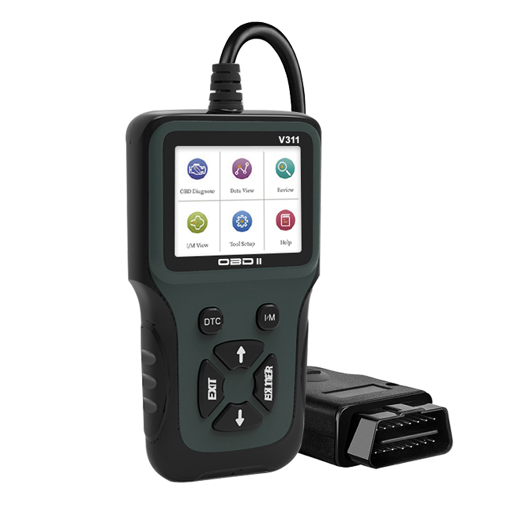 V311 OBD2 Scanner 4-Language Color LCD OBD 2 II Car Code Reader (Black), 501 Original
V311 OBD2 Scanner 4-Language Color LCD OBD 2 II Car Code Reader (Black), 501 Original