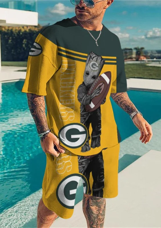 Green Bay PackersLimited Edition Top And Shorts Two-Piece Suits
