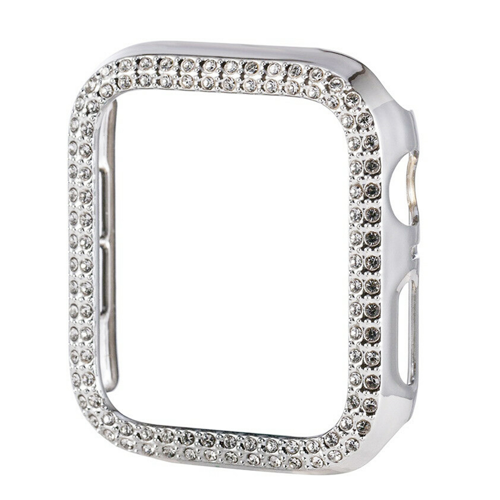 Rhinestone Diamond Bumper Watch Case for iWatch Series 5 4 40mm -Silver, 501 Original
Rhinestone Diamond Bumper Watch Case for iWatch Series 5 4 40mm -Silver, 501 Original