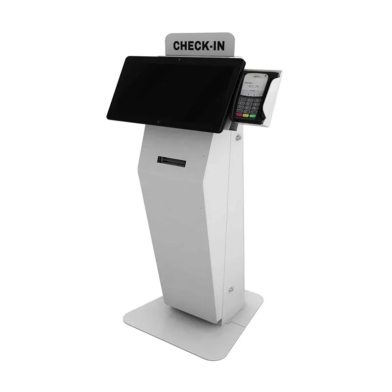 32'' RFID self service touch screen check in payment kiosk with thermal ...