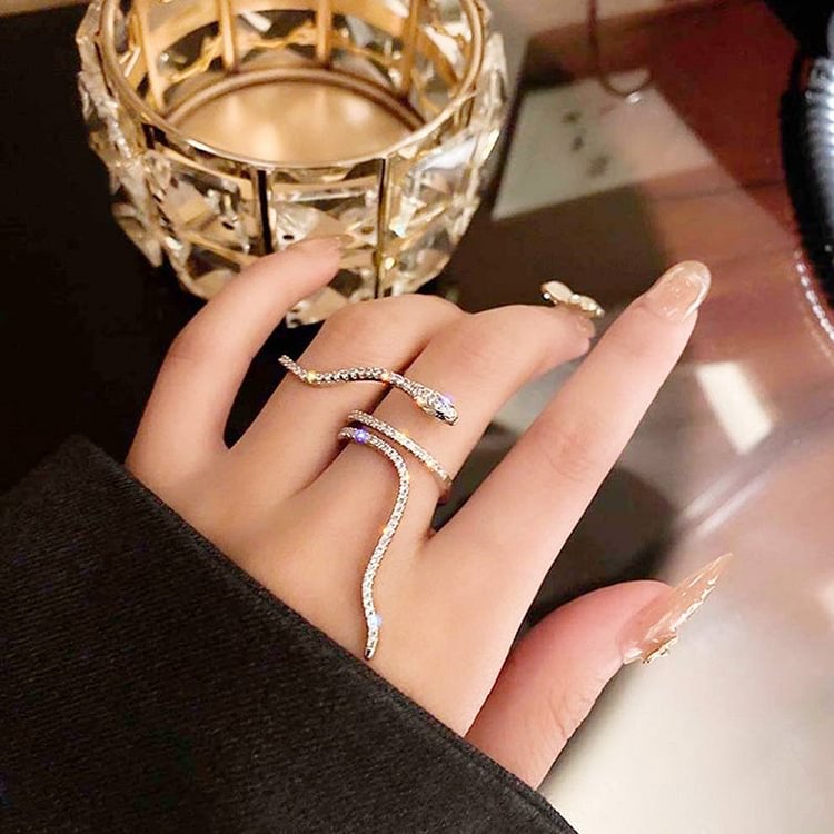 Double Finger Snake Ring