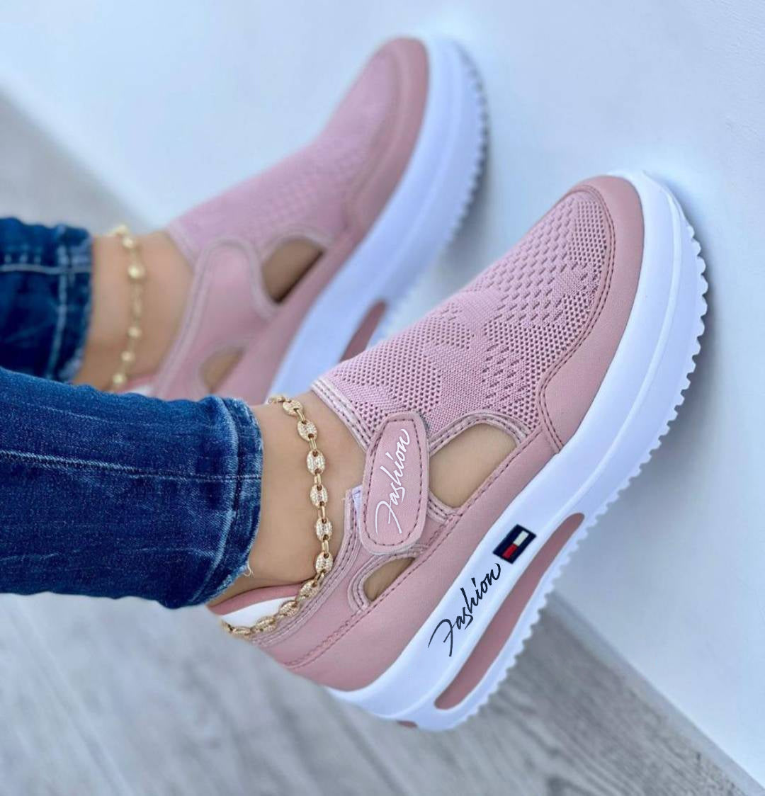 Zapatillas de deporte de primavera 2022 para mujer, zapatos deportivos  informales transpirables