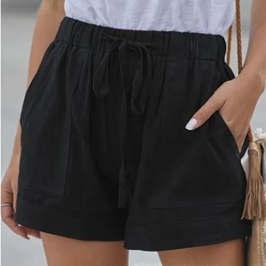 Elegant Casual Beach Straight Shorts