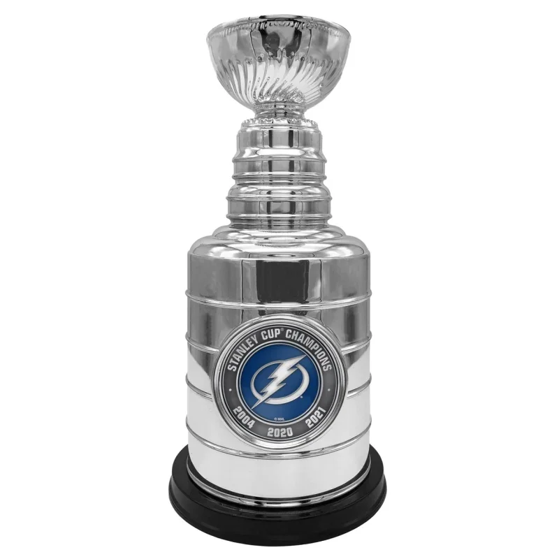 Tampa Bay Lightning NHL  Stanley Cup Champions Resin Replica Trophy 9.8 Inches