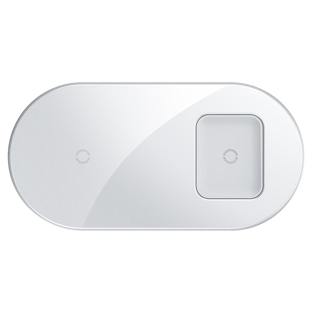 Wireless Charging Dock Station 15W Dual Mirror Type-C Fast Charger -White, 501 Original
Wireless Charging Dock Station 15W Dual Mirror Type-C Fast Charger -White, 501 Original