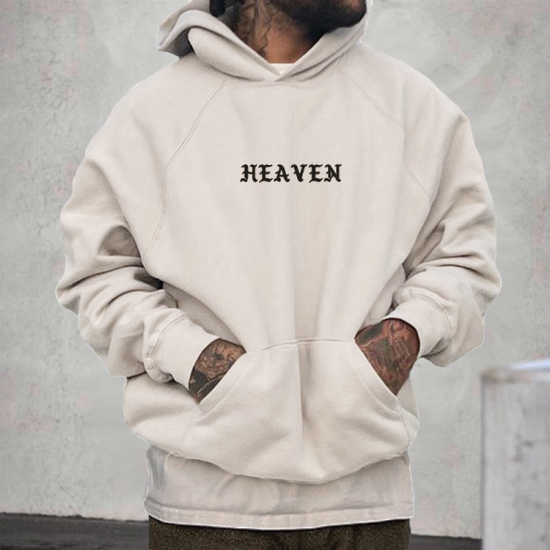 Men's Faith 'HEAVEN' Print Casual Pullover Sweatshirt Lixishop 