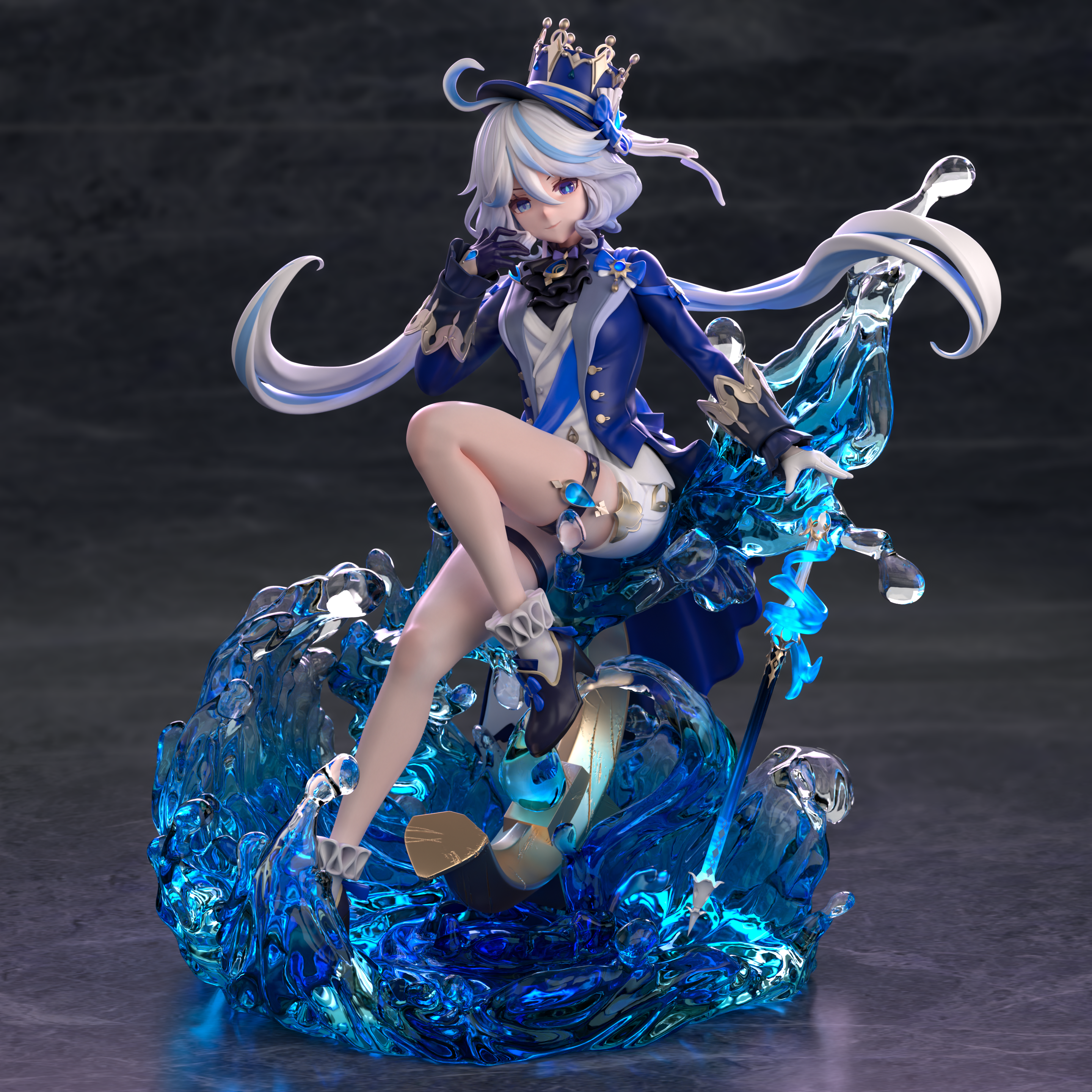 PRE-ORDER MiYin Studio - Genshin Impact Furina 1/6 Statue(GK