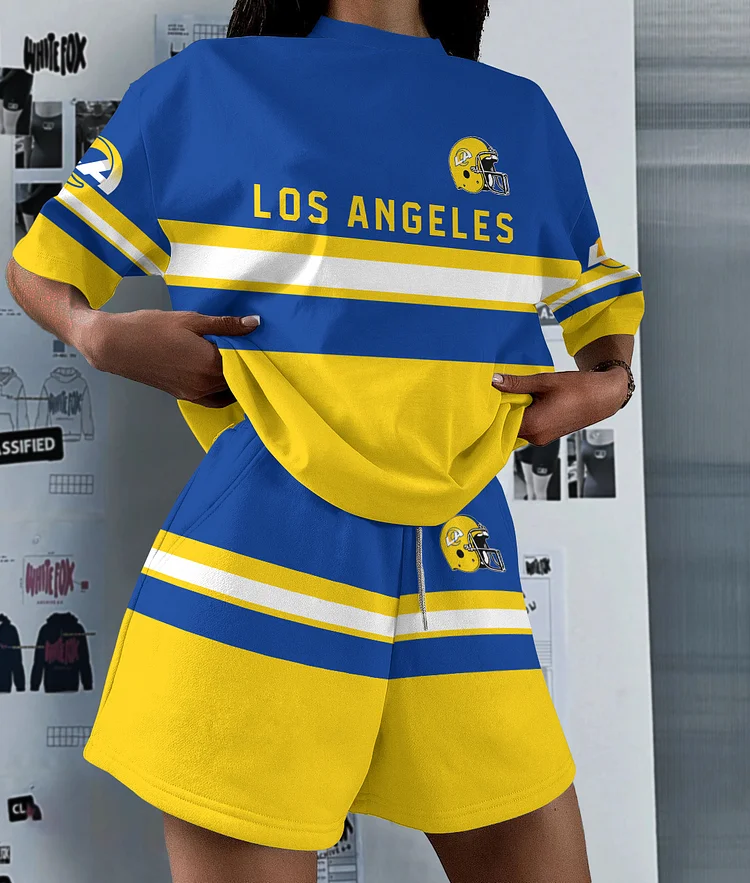 Los Angeles Rams Limited Edition Top And Shorts Two-Piece Suits