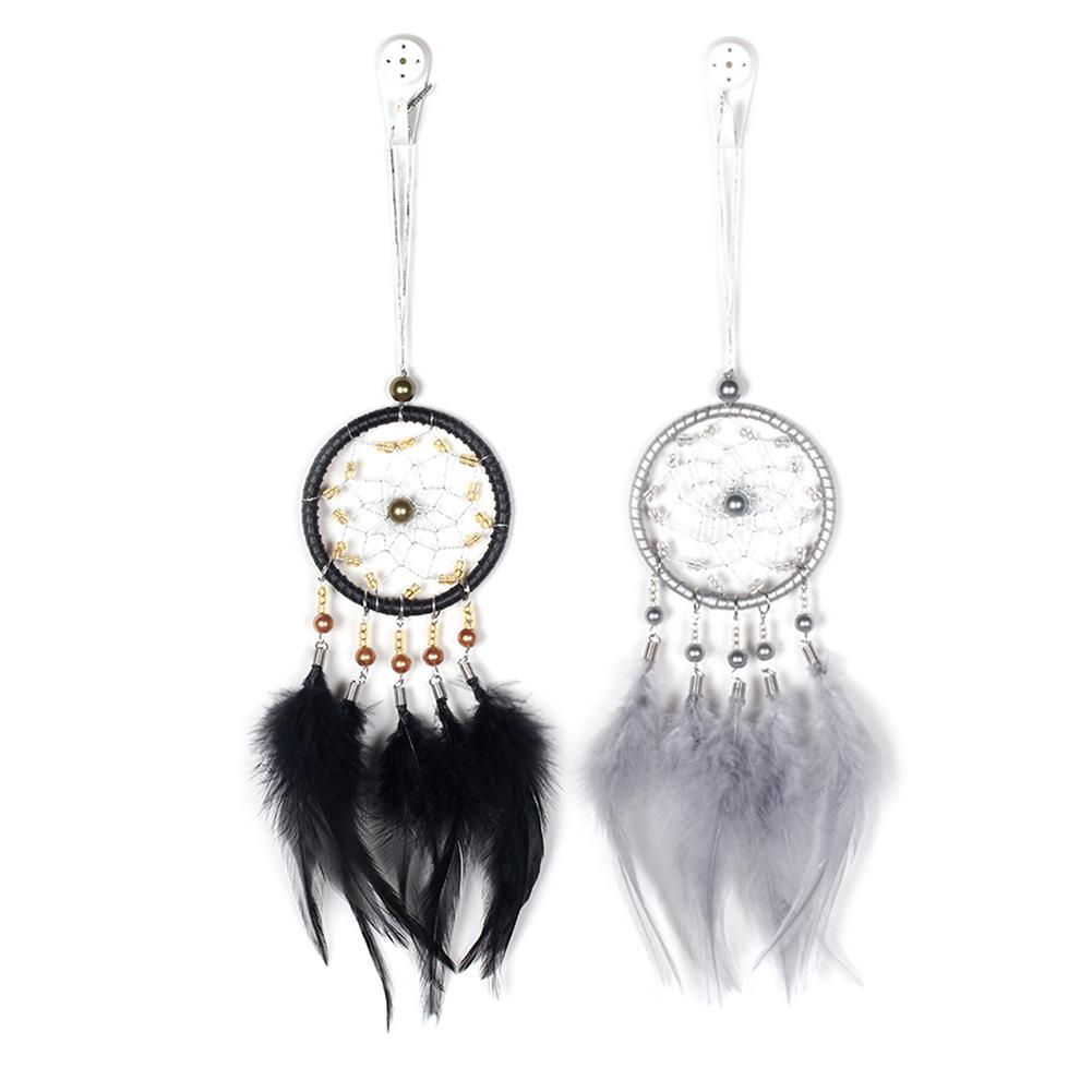 Beads Feathers Handmade Dreamcatcher Craft Dream Catcher Net Home Decor, Grey, 501 Original
Beads Feathers Handmade Dreamcatcher Craft Dream Catcher Net Home Decor, Grey, 501 Original