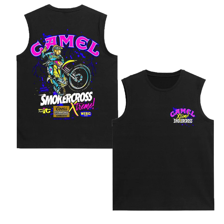 Camel Somkercross Print Men's Tank - Devcarry