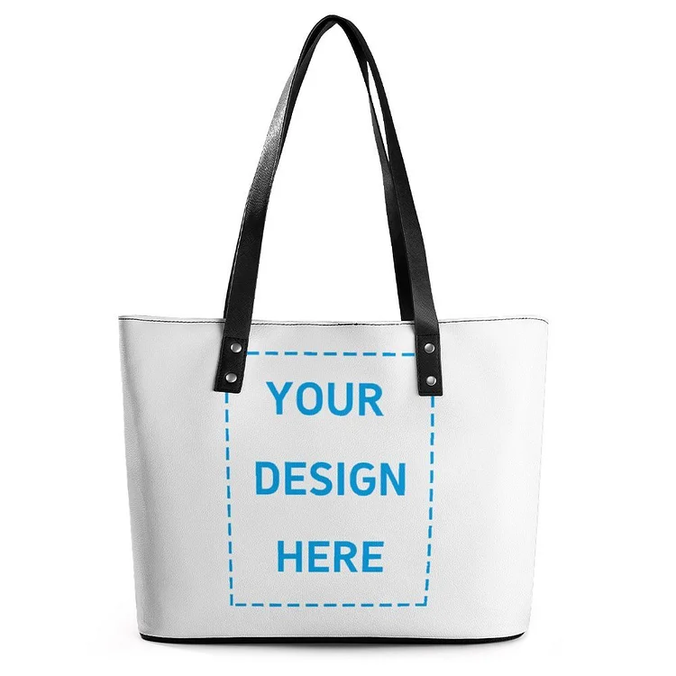 Personalized Ladies Leather Tote Bag Clutch Bag