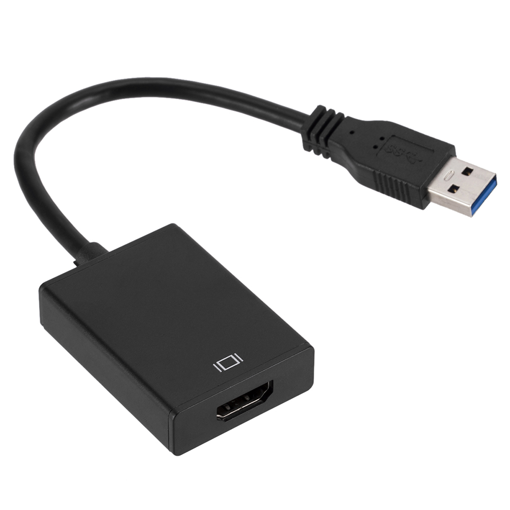 USB 3.0 to 1080p HDMI Converter External Graphics Card Adapter (Black), 501 Original
USB 3.0 to 1080p HDMI Converter External Graphics Card Adapter (Black), 501 Original