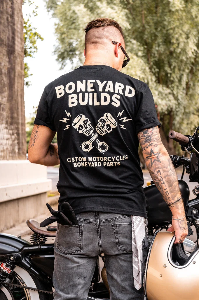 Boneyard Builds Printed Men's T-shirt - Devcarry
