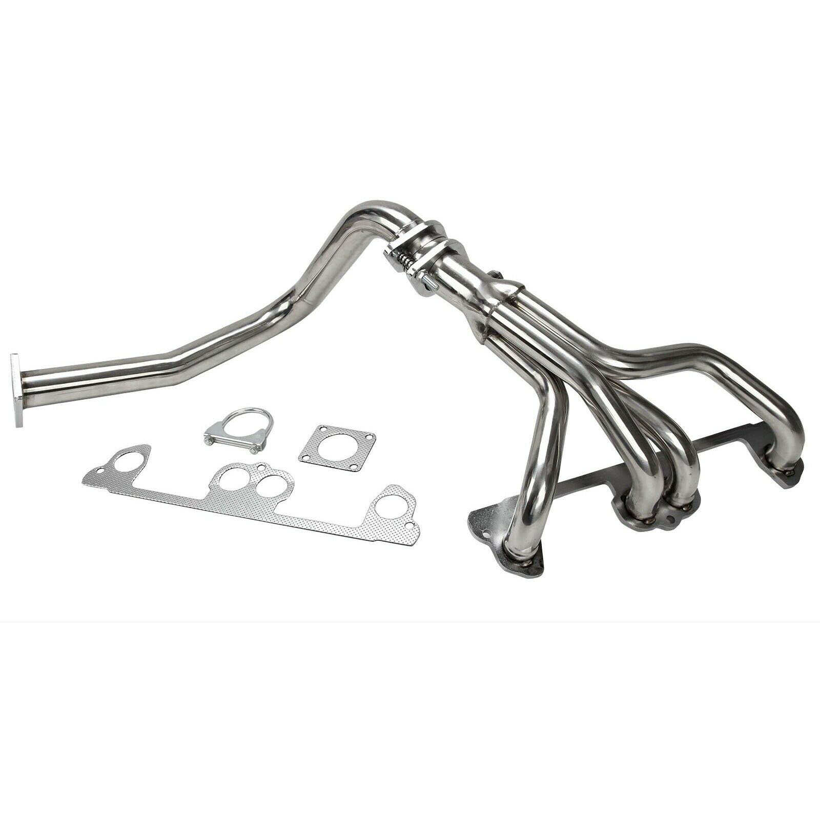 Fits Jeep Wrangler YJ 2.5L L4 Stainless Manifold Header w/ Pipe 9195 New