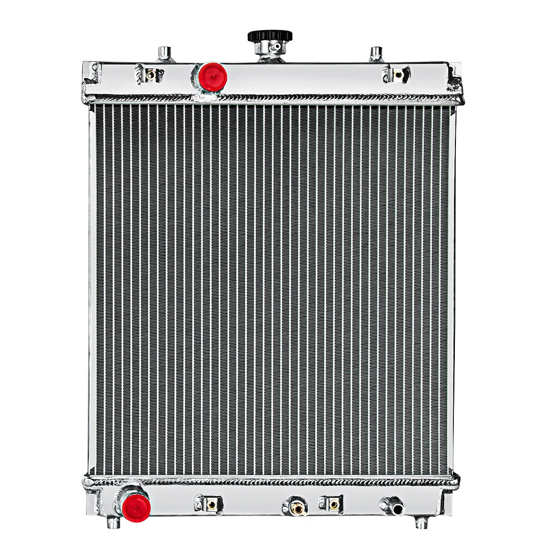 Alloyworks 2 Row Aluminum Radiator For Kubota L3130DT L3130F L3430DT L3130DTGST L3130DT-HST
