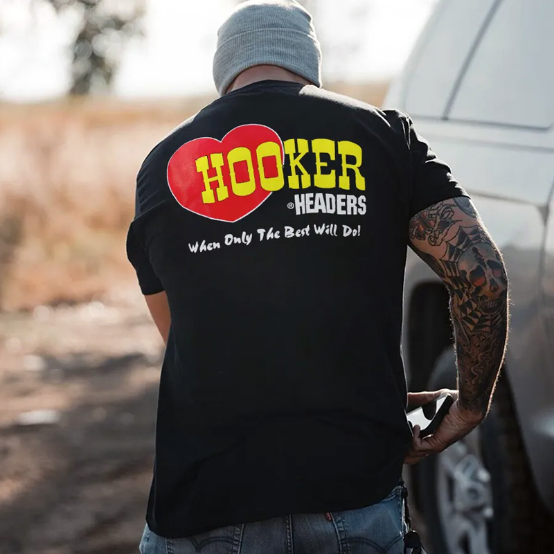 Cotton Hooker Headers T-Shirt