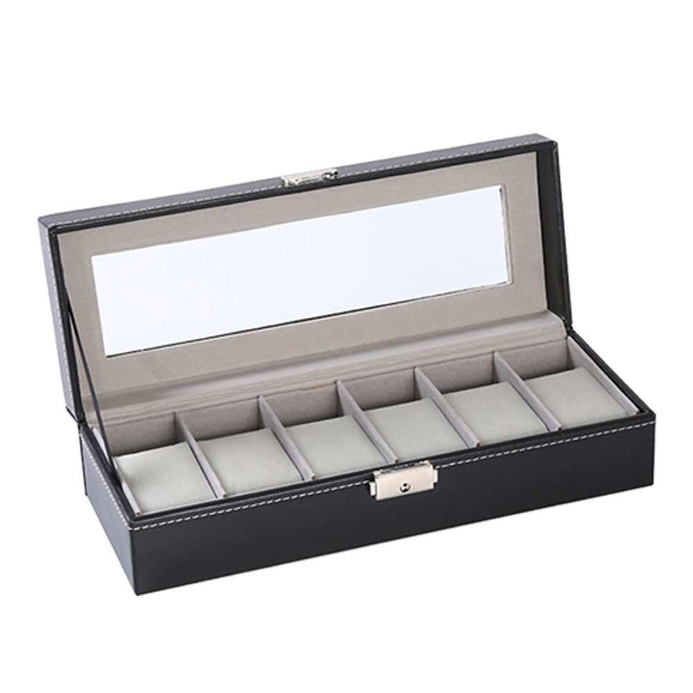 6-Slot Watch Box PU Leather Watch Storage Holder Quartz Jewelry Display Box, 501 Original
6-Slot Watch Box PU Leather Watch Storage Holder Quartz Jewelry Display Box, 501 Original